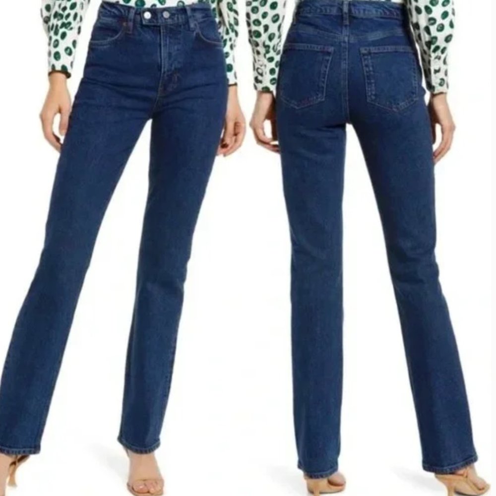Reformation Donna High Rise Boot Cut Jeans size 27